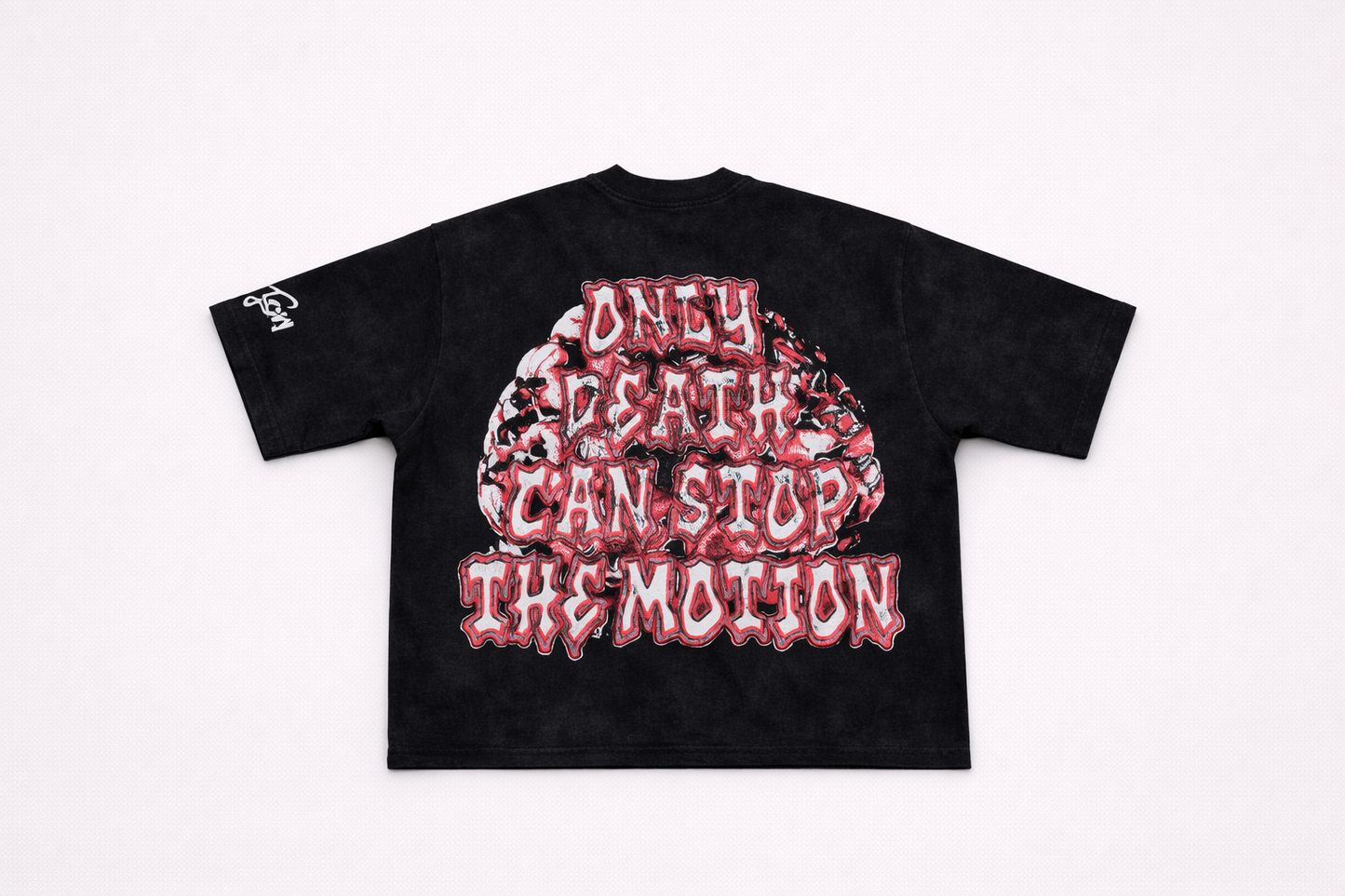 MIND OVER MATTER - GRAPHIC TEE ACID WASHED